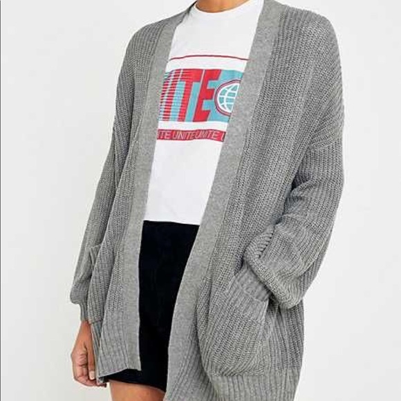 Urban Outfitters Sweaters - Chunky grey cardigan